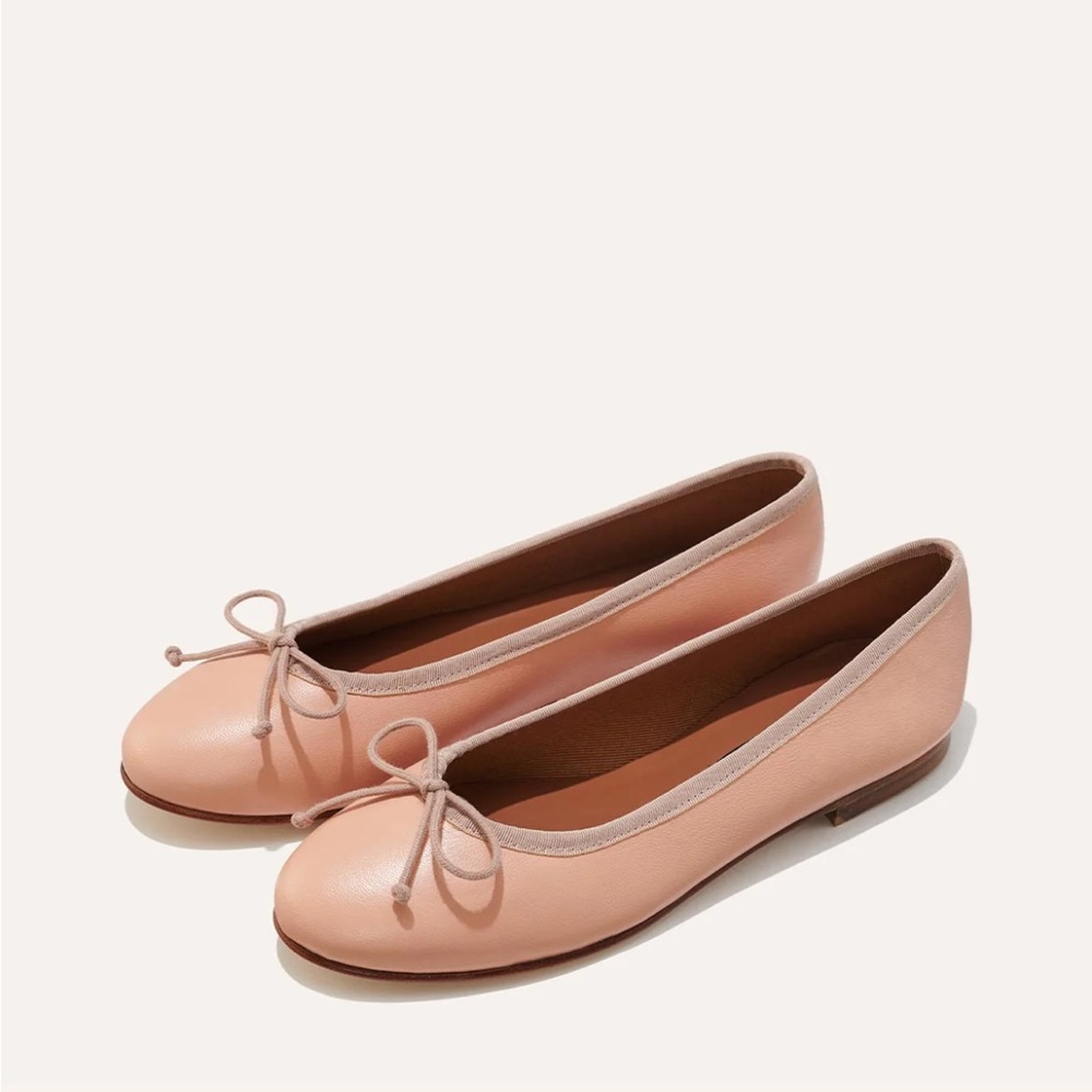 Margaux Ballet Flats in Blush Pink